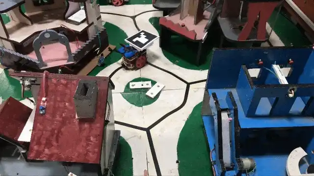 Smart city autonomous bot demonstration